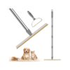 60 Pet Hair Remover Set with Retractable Rake for Easy Cleaning