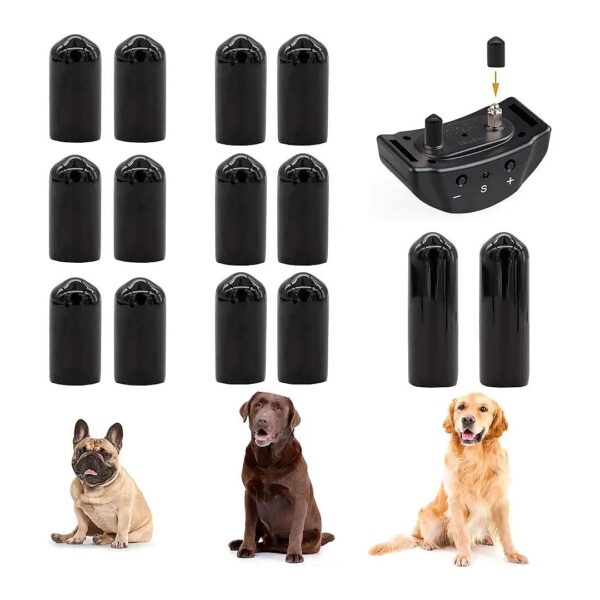 60 Pieces Dog Training Collar Rubber Tips For Efficient Pet Training