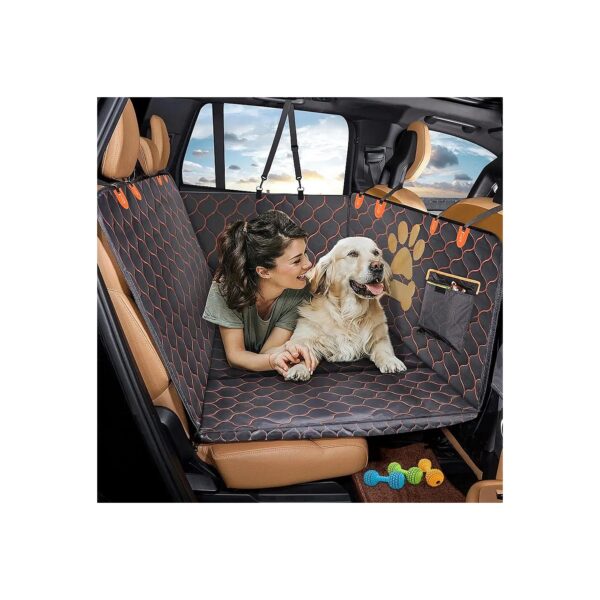 600D Oxford Cloth Back Seat Protector Dog Car Seat Cover for Cars and SUVs