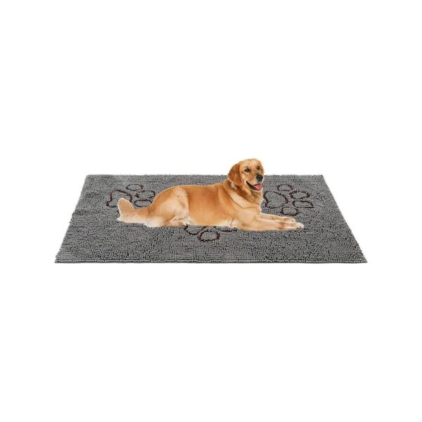 60x30 Inch Super Absorbent Microfiber Dog Doormat with Non Skid Backing