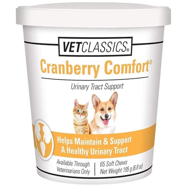 65 Count Cranberry and Herbal Supplement for Dog and Cat Urinary Tract Health