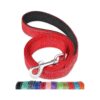 6FT Reflective Dog Leash with Soft Padded Handle Red Nylon Large Medium Dogs Training