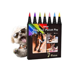 7 Color Pet Nail Polish Set for Dogs, Cats, Puppies, and Small Pets