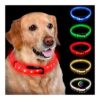 7 Colors LED Dog Collar for Attractive Illumination and Safety