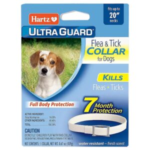 7 Month Flea and Tick Prevention Collar for Adult Dogs and Puppies