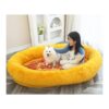 71 51 XXL Dog Bed for Human and Small Dog with Foam Filling and Easy Clean Cover