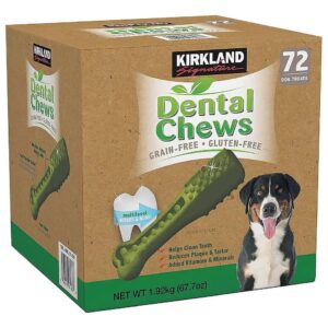 72 Count Soft Chew Green Dog Treats for Puppy Teeth