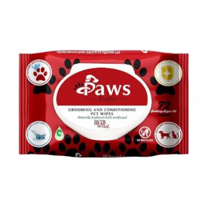 72ct Pet Care Wipes for Skin Hydration Deodorizing and pH Balance