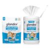 75ct Pet Wipes and 30ct Peanut Butter Soft Chews Combo for Healthy Glands