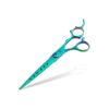 7inch Skeletonized Japanese 440C Stainless Steel Dog Grooming Scissors for Pet Trimming