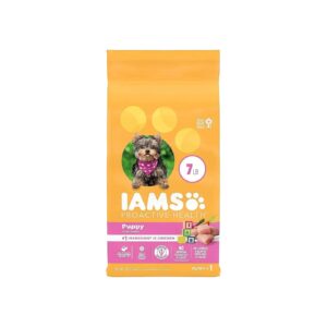 7lb Bag of Dry IAMS PROACTIVE HEALTH Puppy Food with Real Chicken Flavor