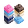 8 Piece Pack of Soft Fleece Throw Blankets for Dogs Cats in 8 Different Colors