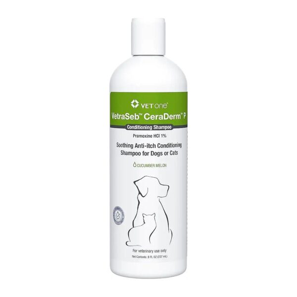 8 oz Conditioning Shampoo with Cucumber Scent for Skin and Coat Health