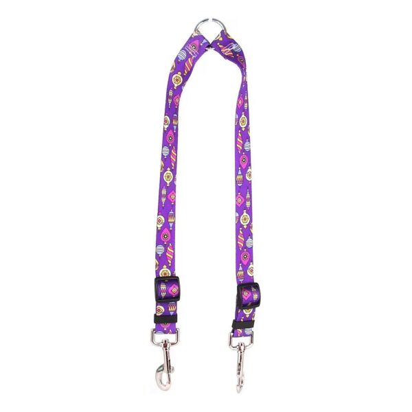 8 x 60 Polyester Dog Leash with Metal Lead Hooks and Ornaments