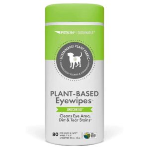 80 Biobased Wipes for Dog and Cat Eye Health