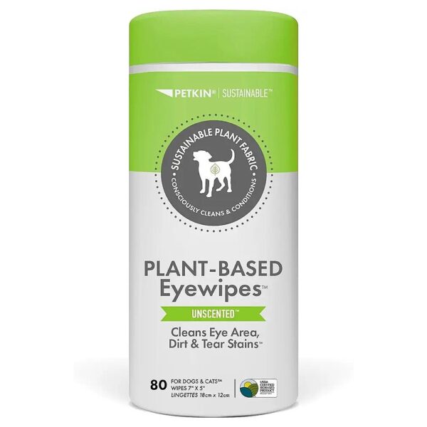 80 Biobased Wipes for Dog and Cat Eye Health