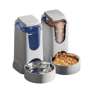 8L Food and 4L Water Dispenser for Small to Large Pets