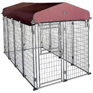 8x4x5 Large Outdoor Heavy Duty Dog Kennel for Large Breeds Waterproof Cover Catio Playpen