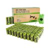 900 Count Unscented Dog Poop Bags with Dispenser and Leash Clip