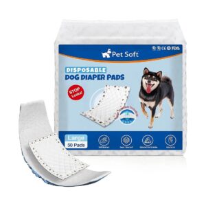 Absorbency Dog Diaper Pads for Female Dogs in Heat and Incontinence