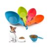 Accurate and Adjustable Pet Food Measuring Cups and Spoons Set for Dogs, Cats, and Birds