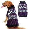 Acrylic Fibre Dog Sweater for Medium Size Dog Girls and Boys with Winter Outfit