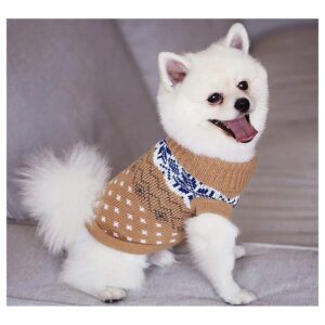 Acrylic Kitten Sweater for Small Dogs and Cats Winter Knit Clothing