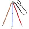 Adjustable 3 Way Dog Leash for Walking 1 2 3 Dogs with Reflective Design