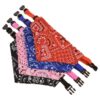 Adjustable 4-Piece Dog Bandanas for Small Medium Breed Dogs