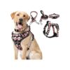 Adjustable 4 in 1 Large Dog Harness No Pull Set with Leash and Reflective Strip