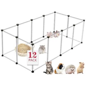 Adjustable 48x24x16 Portable Pet Playpen Enclosure for Small Animals Indoors Outdoor