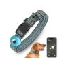 Adjustable AirTag Dog Tracker Collar with AirTag Holder and Waterproof Design