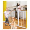 Adjustable Baby Gate for Doorways and Stairs with Auto Close