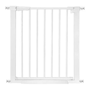 Adjustable Baby Gate with Door, Auto Close Safety Gate for Doorways and Stairs