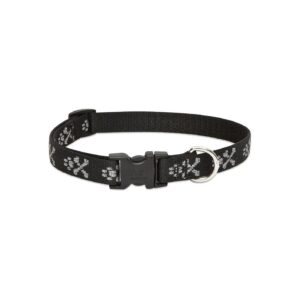 Adjustable Bling Bonz Patterned Dog Collar for Large Dogs with Nylon Material