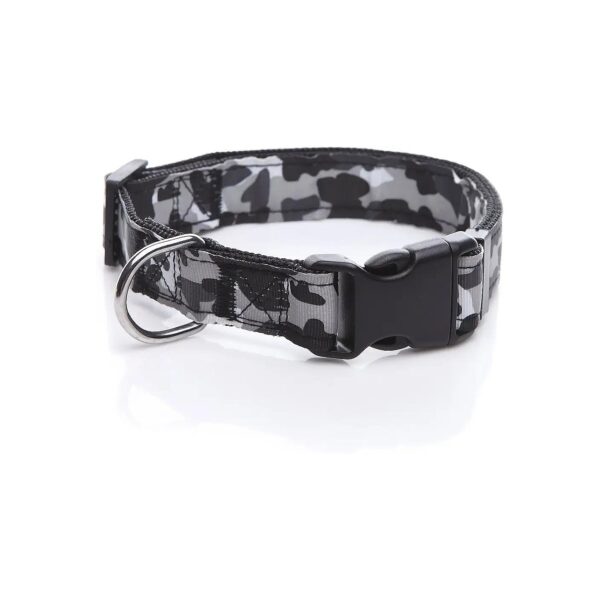 Adjustable Camouflage Dog Collar for Large Medium Breeds