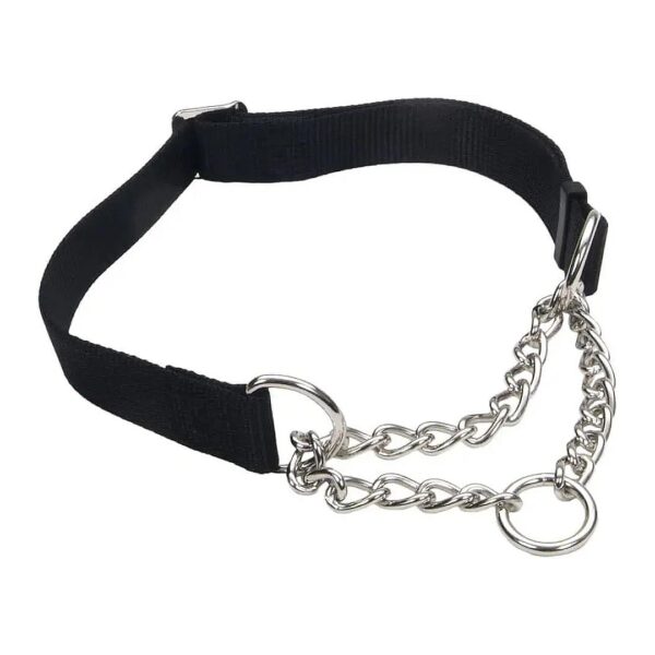 Adjustable Check Training Collar for Small to Medium Dogs with Soft Nylon Material