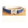 Adjustable Compatible Tough Nylon Dog ID Collar with Customizable Engraving