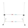 Adjustable Dog Agility Bar for Indoor Outdoor Training Sessions with Durable Plastic