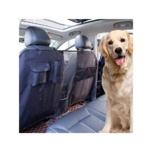 Adjustable Dog Barrier for SUV with Pet Storage and Easy Removal