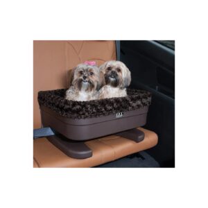 Adjustable Dog Booster Seat with Removable Washable Pillow for Comfort