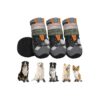 Adjustable Dog Boots for Comfortable Walking - Soft Rubber Soles and Reflective Material