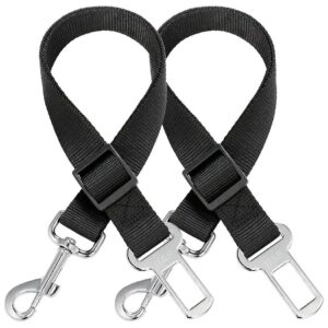 Adjustable Dog Car Seat Belt with Steel Buckles for Optimum Safety and Comfort