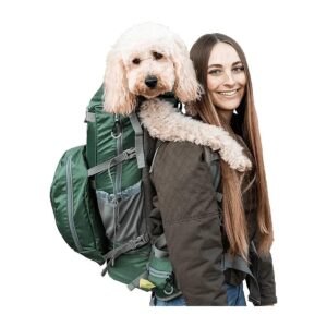 Adjustable Dog Carrier Backpack for Small and Medium Dogs with Front Facing Comfort