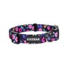 Adjustable Dog Collar for Small Dogs with Unique Floral Pattern and Sturdy Buckle