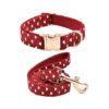 Adjustable Dog Collars for Small Medium Large Dogs with Beautiful Floral Pattern