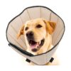 Adjustable Dog Cone for Small Medium Large Dogs - Soft Recovery Collar for Post Surgery