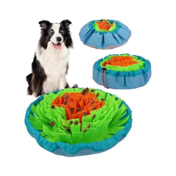 Adjustable Dog Expert Snuffle Mat Foraging Feeding Mat for Small Pets and Rabbits