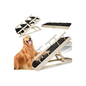 Adjustable Dog Ramp for Safe and Easy Climbing for Small to Large Dogs