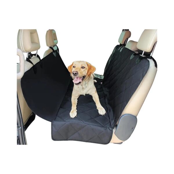 Adjustable Dog Seat Belt Car Seat Cover for Safety Black Pet Accessory